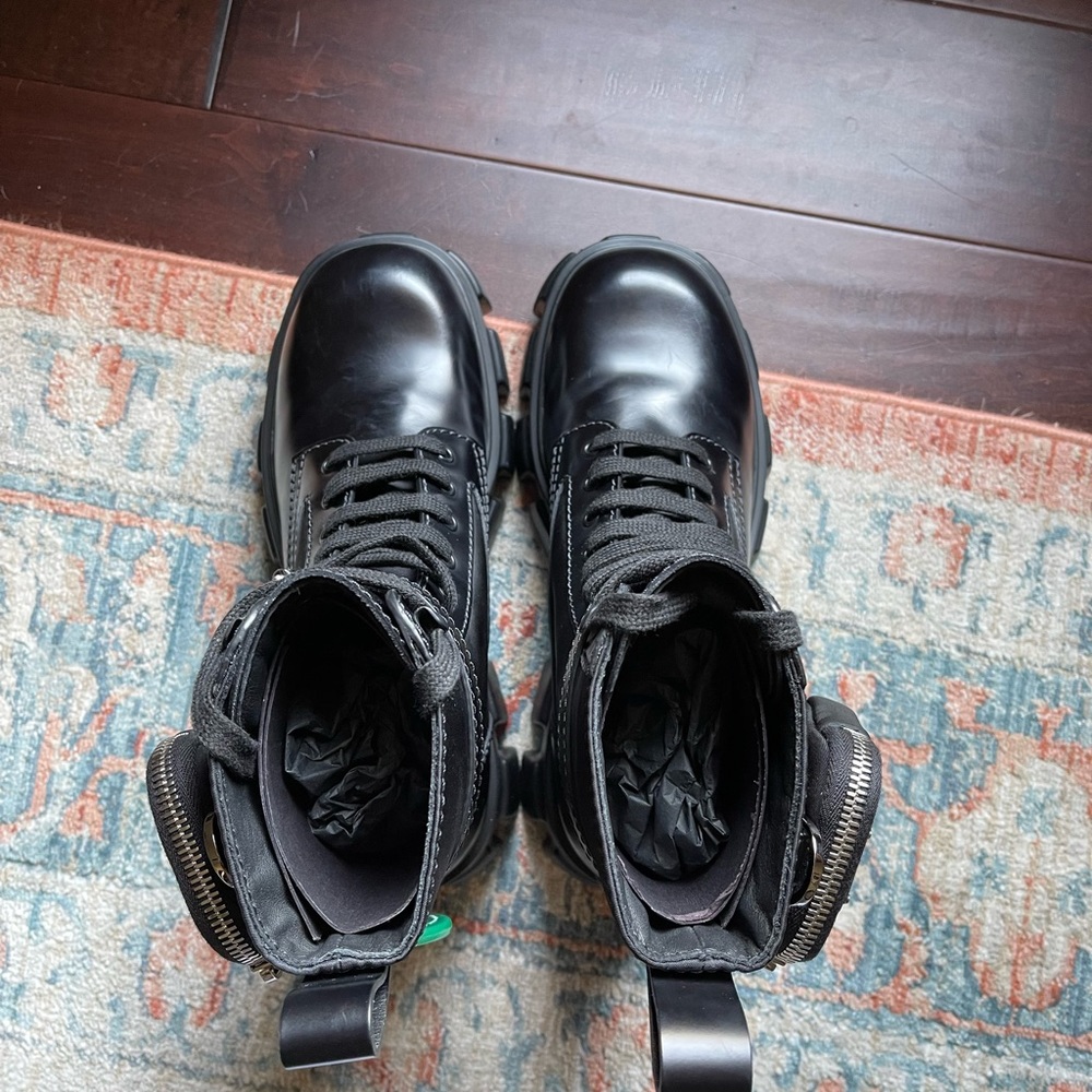 NEVER WORN Prada monolith leather boots! - Picture 2 of 9